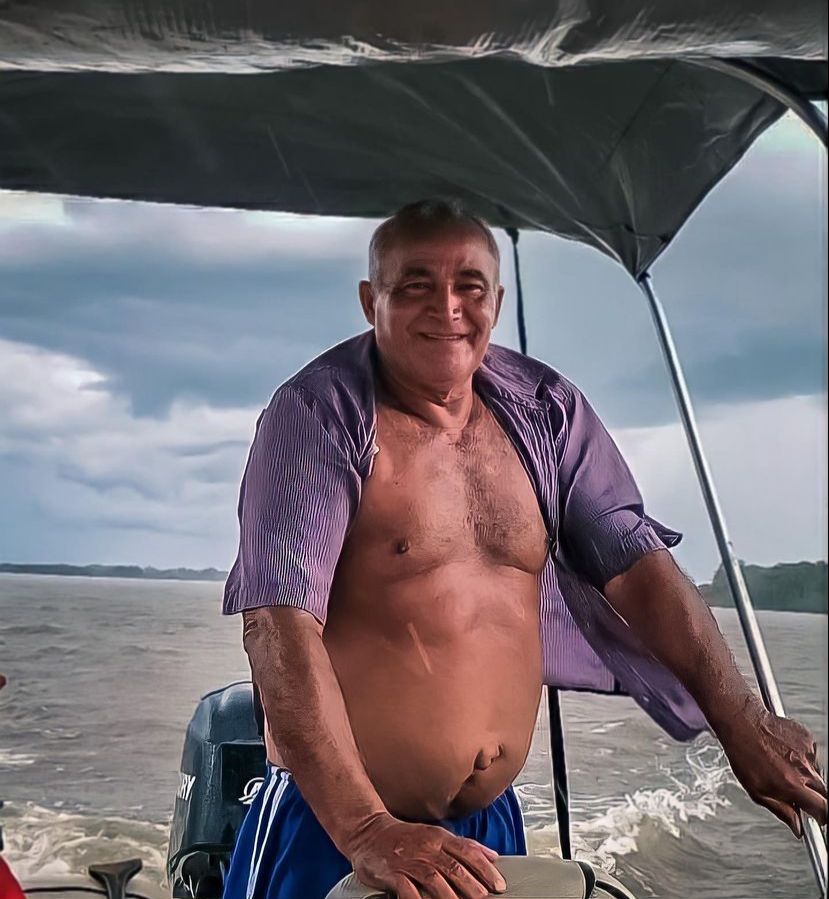 Na imagem é possível ver o seu Hiram Milhomem dos Santos