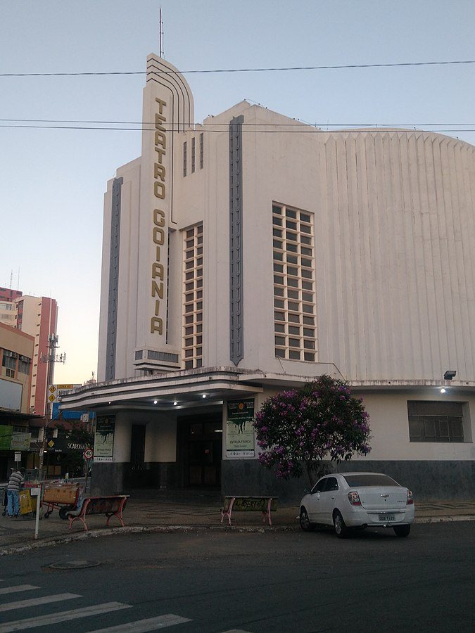 fotografia de fachada do Teatro Goiânia
