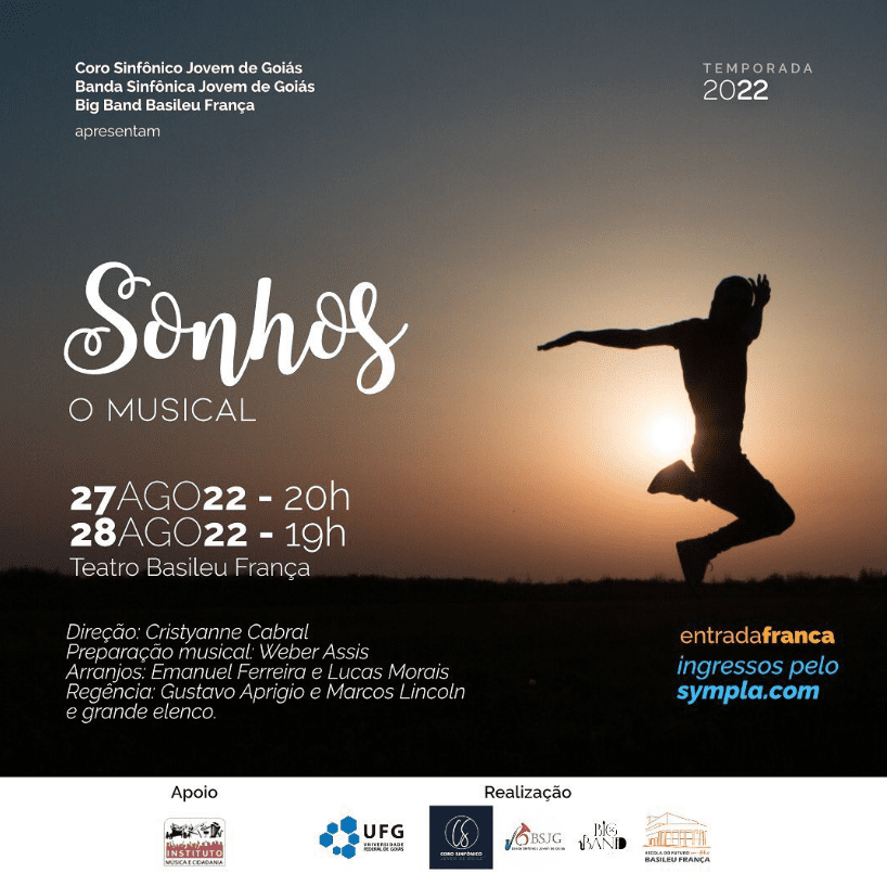 imagem promocional do espetáculo Sonhos