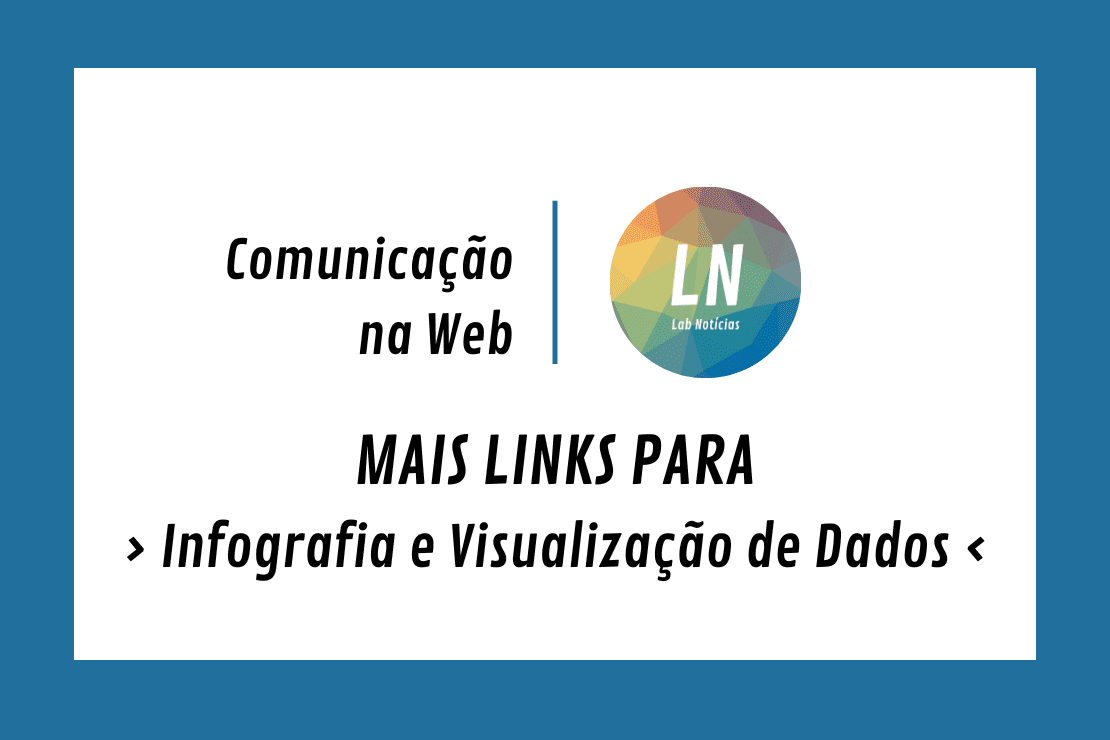 texto na imagem: Comunicação na Web - LN - Mais Links para Infografia e Visualização de Dados