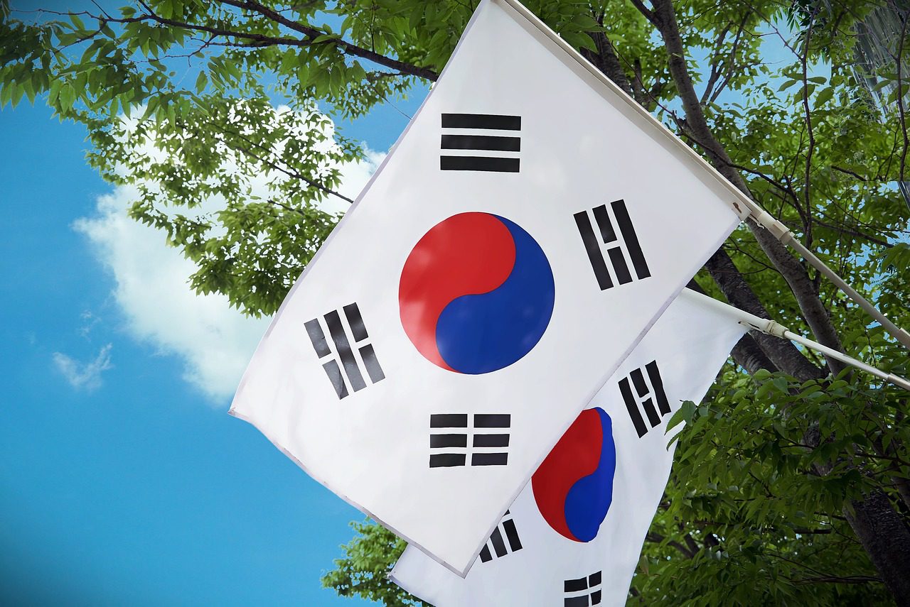 bandeira da Coreia do Sul