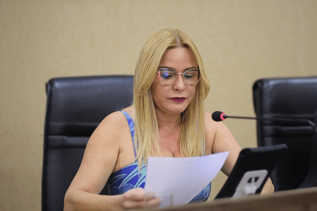 Foto de Valéria Pettersen, atual secretária do meio ambiente de Aparecida