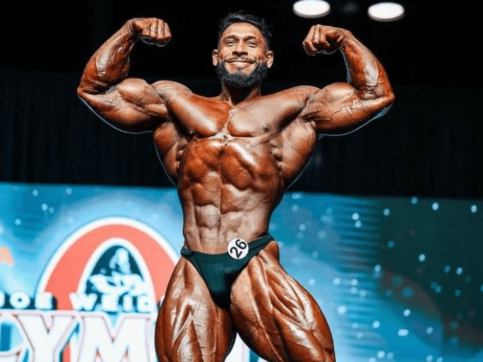 Ramon Dino, atleta de fisioculturismo e vice-campeão do Mr.Olympia 2023