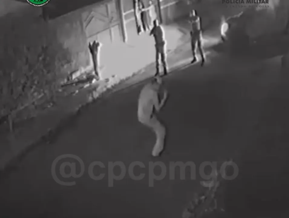 imagem de cãmera de segurança