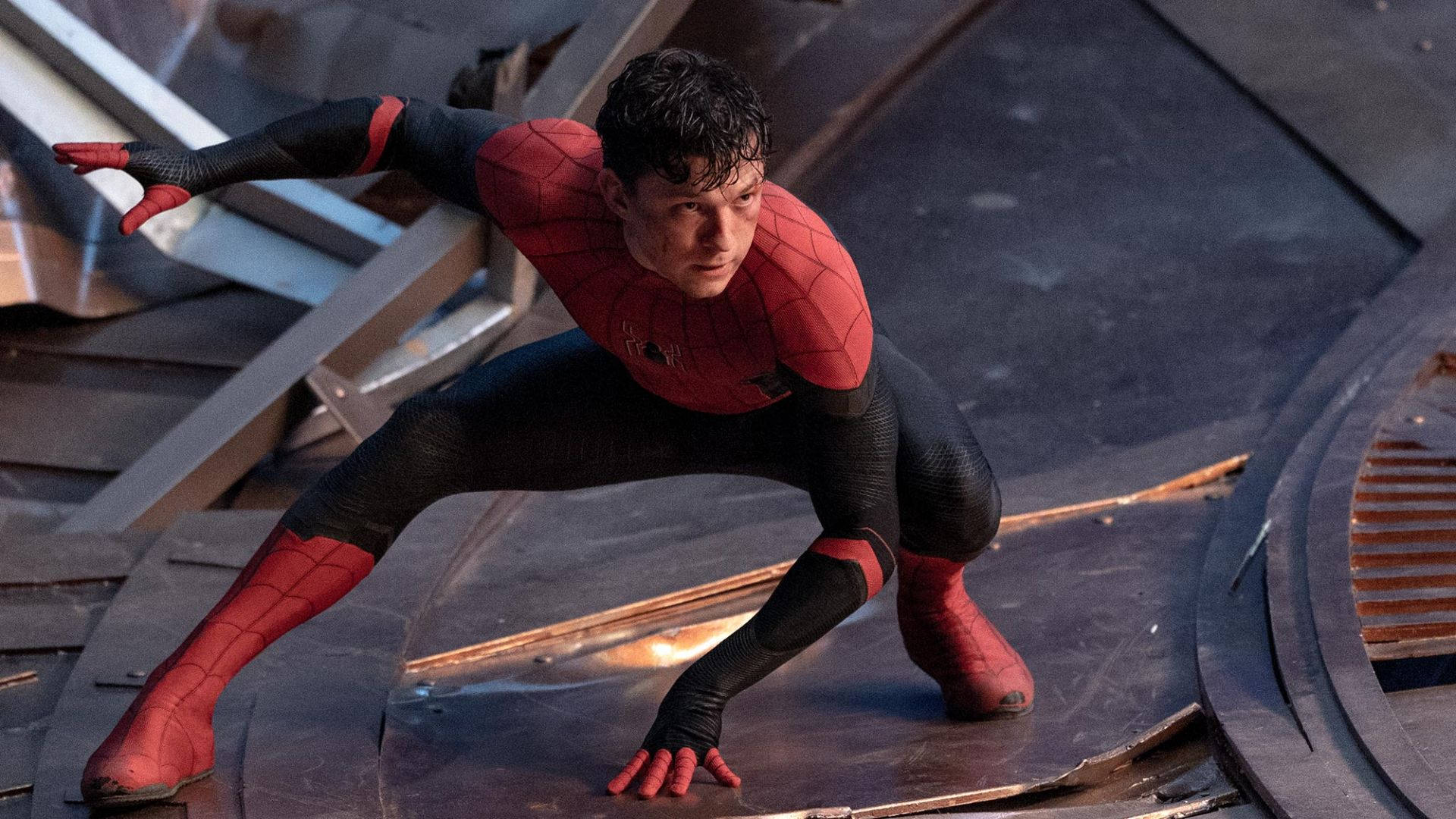 Tom Holland como Homem Aranha no terceiro filme do herói. Foto: Reprodução/wallpapersok.