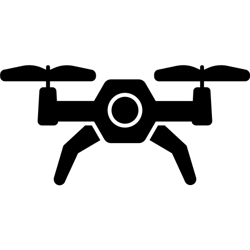ícone de drone voando